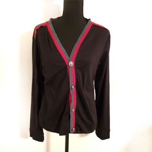 ♡♡ NWT Reverieuomo black cardigan size XXL